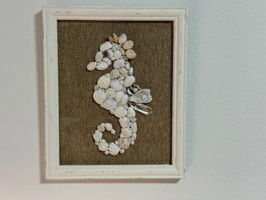 Seahorse Shell Wall Hanging