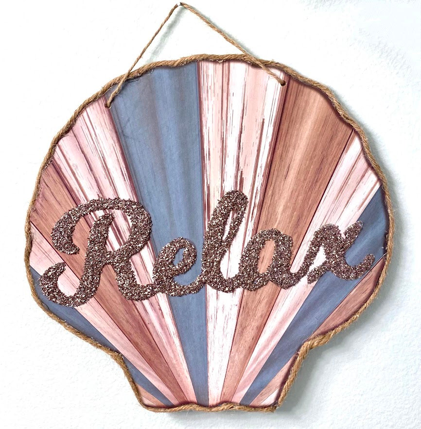 Relax Shell Wall Hanging